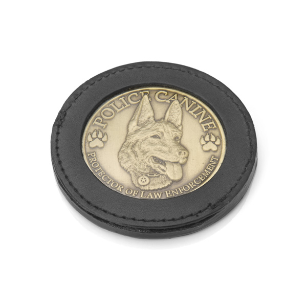 Circular Leather Coin Holder (1.5